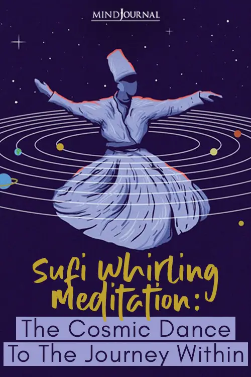 Sufi Whirling Meditation Cosmic Dance Journey Pin