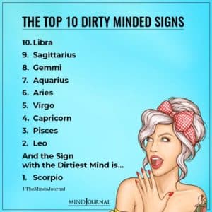 The Top 10 Dirty Minded Zodiac Signs
