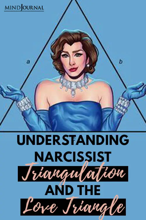 Understanding Narcissist Triangulation Love Triangle pin