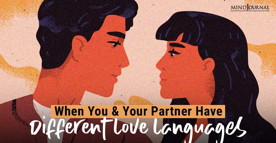 You Your Partner Different Love Languages