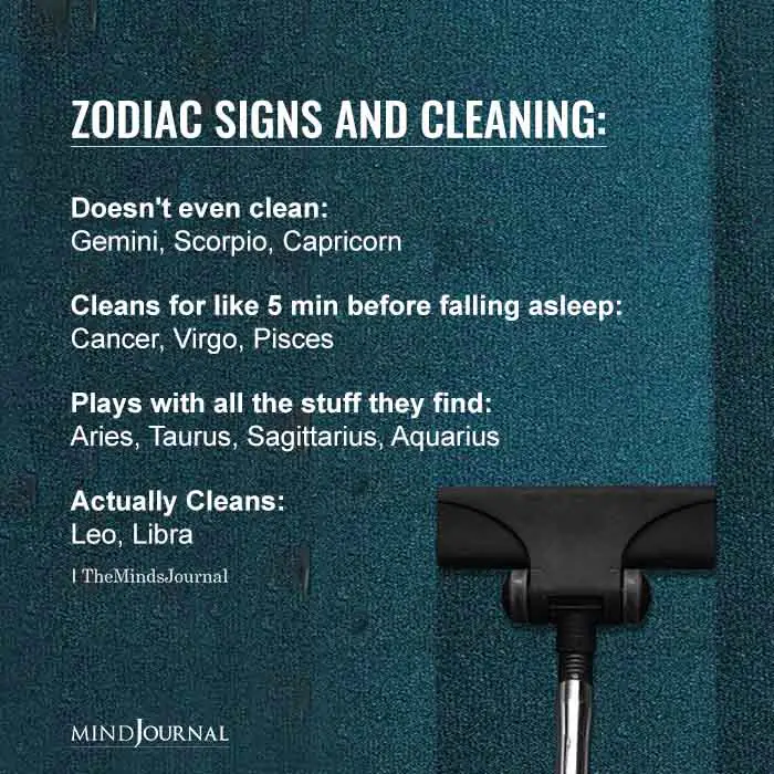 Their Cleaning Habits