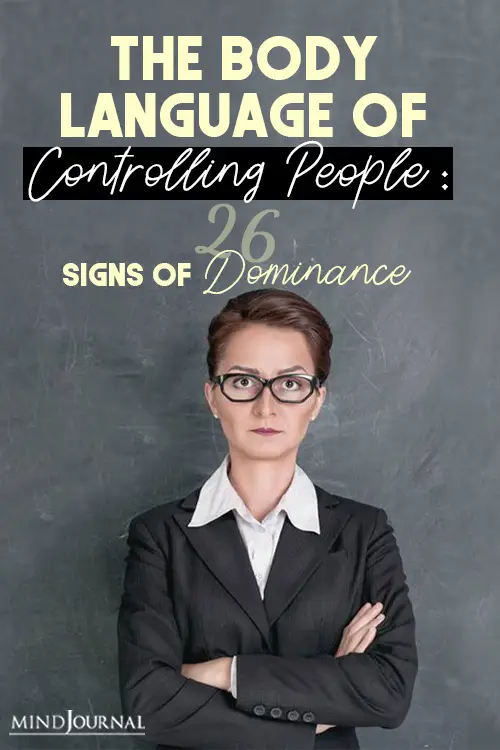 body language controlling people signs dominance infographic pin