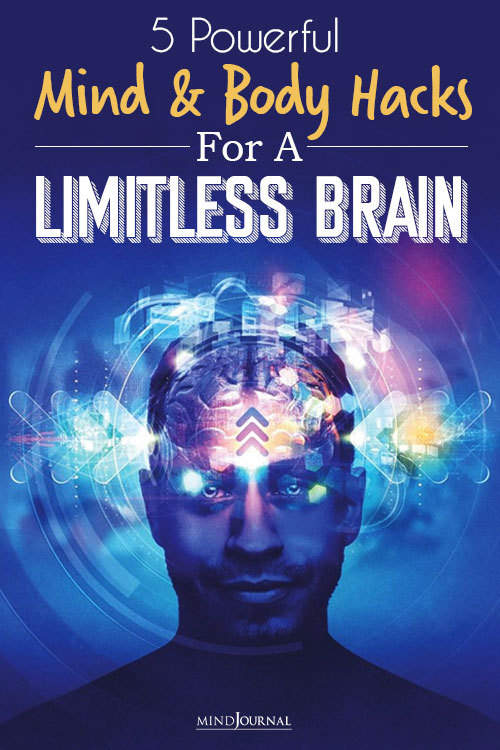 powerful mind and body hacks for limitless brain pin