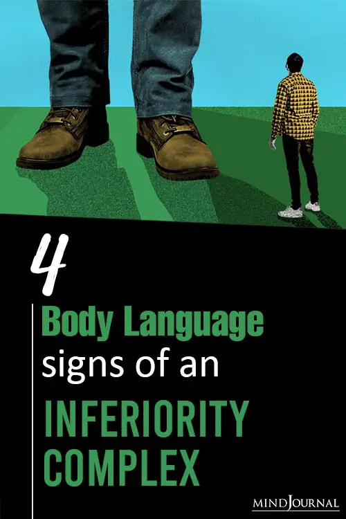 Body Language Signs Inferiority Complex pin