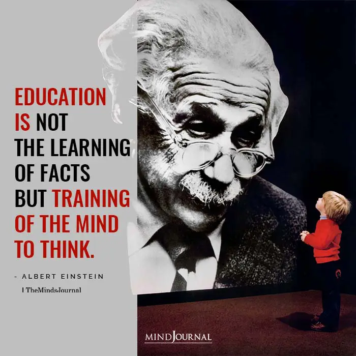 Education Is Not The Learning Of Facts