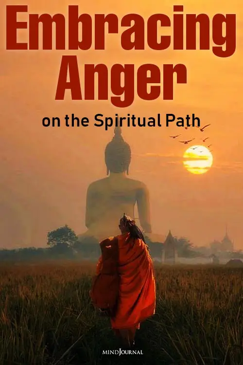 Embracing Anger on Spiritual Path pin