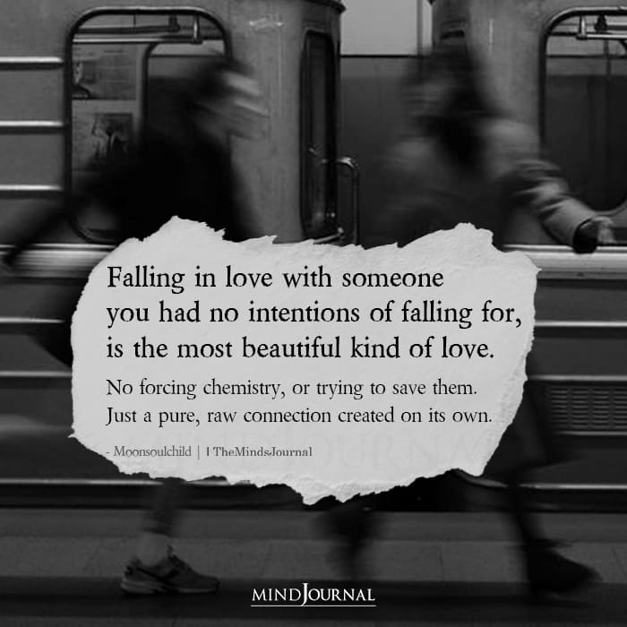Falling In Love With Someone You Had No Intentions On Falling