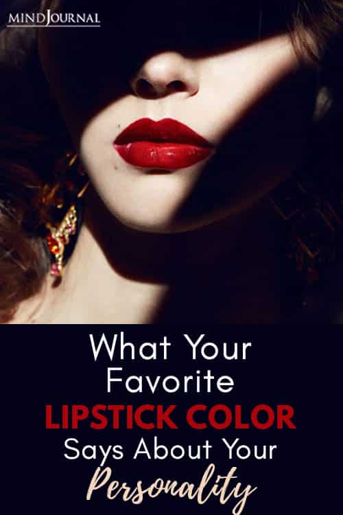 Favorite Lipstick Color Says About Personality pin