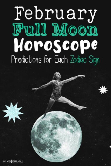 February Full Moon Horoscope pin