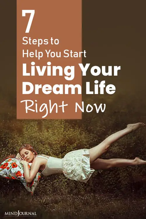 Help Start Living Dream Life Right Now pin