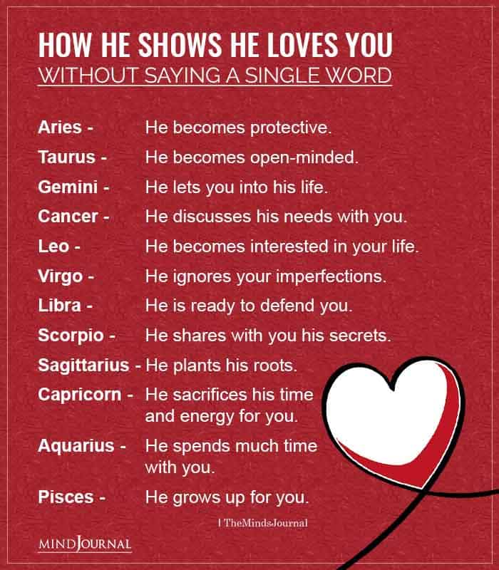 Loves says you when a scorpio he 7 Important