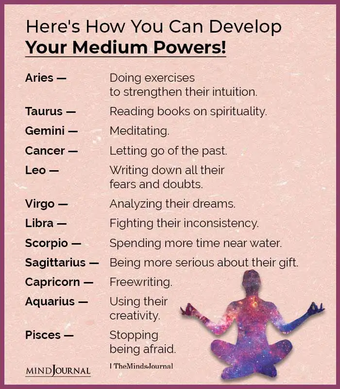 How Each Zodiac Sign Can Develop Their Medium Powers