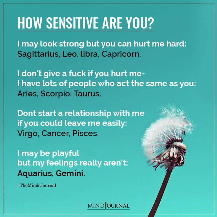 sensitive feelings easily hurt