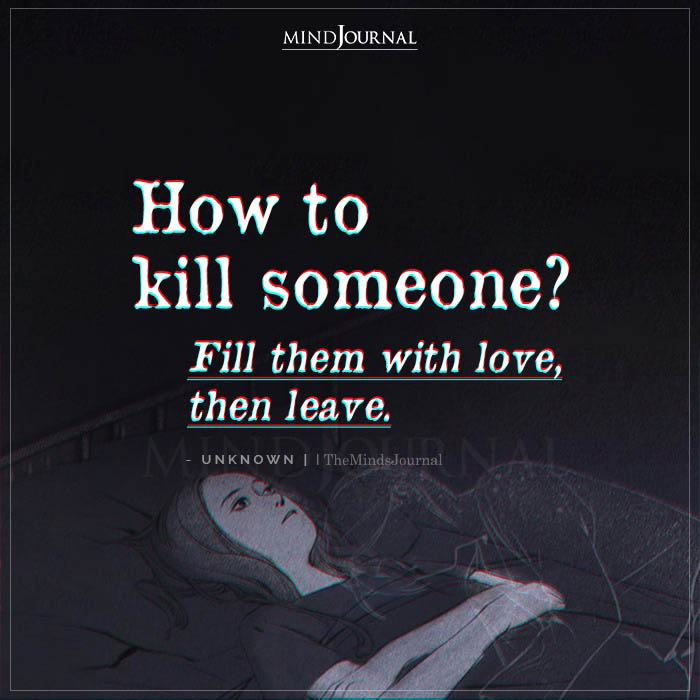 How To Kill Someone