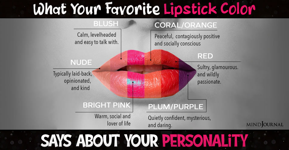 Lipstick Color Says About Personality