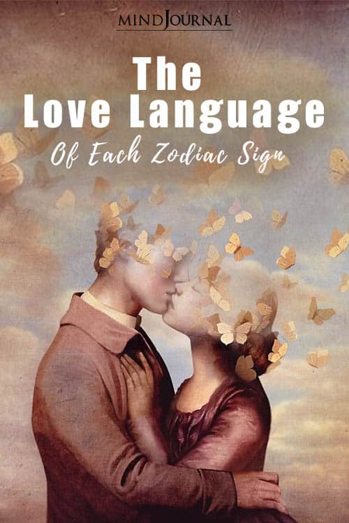 Love Language Of Each Zodiac Sign Pin