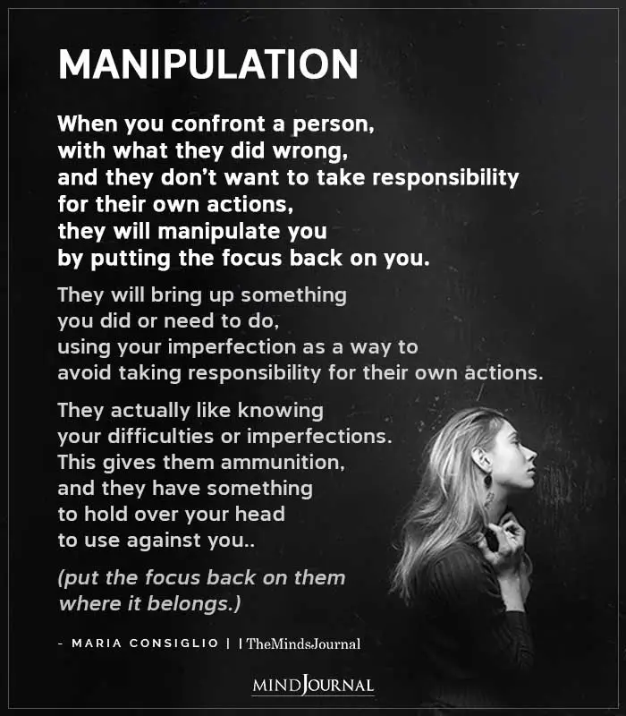 How to manipulate a manipulator? Identify the manipulation tactics and turn the table on them.