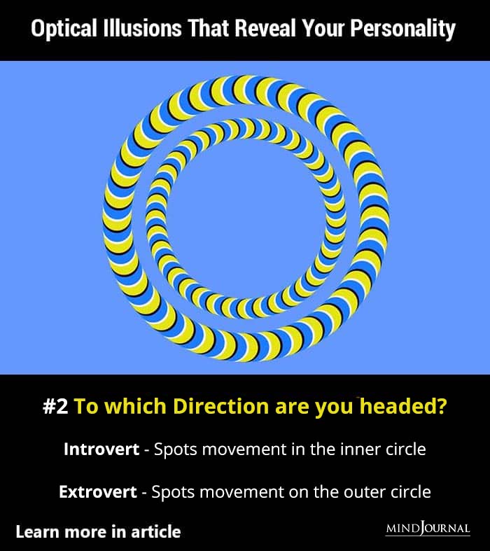 Moving Optical Illusions Trick Brain To which Direction are you headed