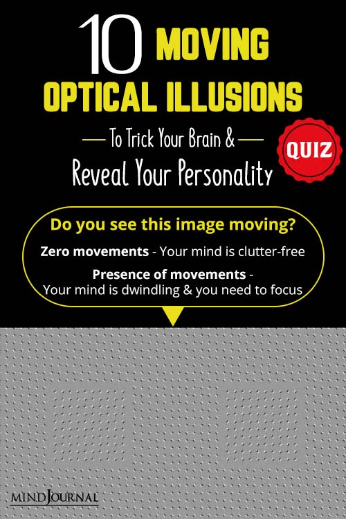 Moving Optical Illusions Trick Brain