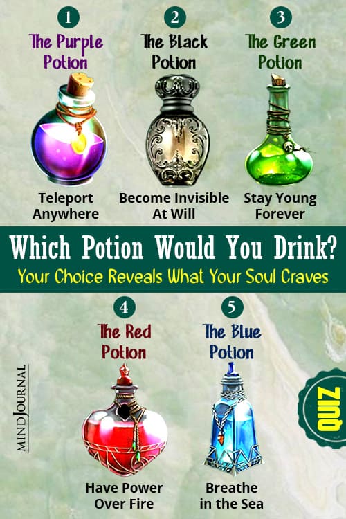 Potion Drink Choice Reveals Craves Alchemy Quiz pin