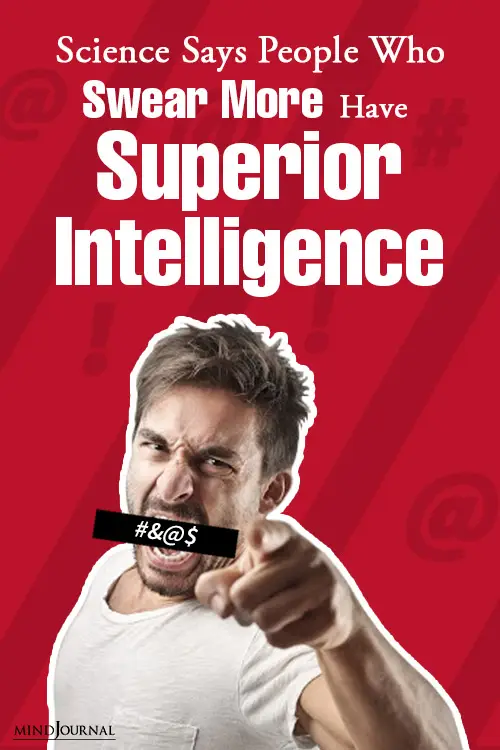 Science Says People Swear More Have Superior Intelligence Pin