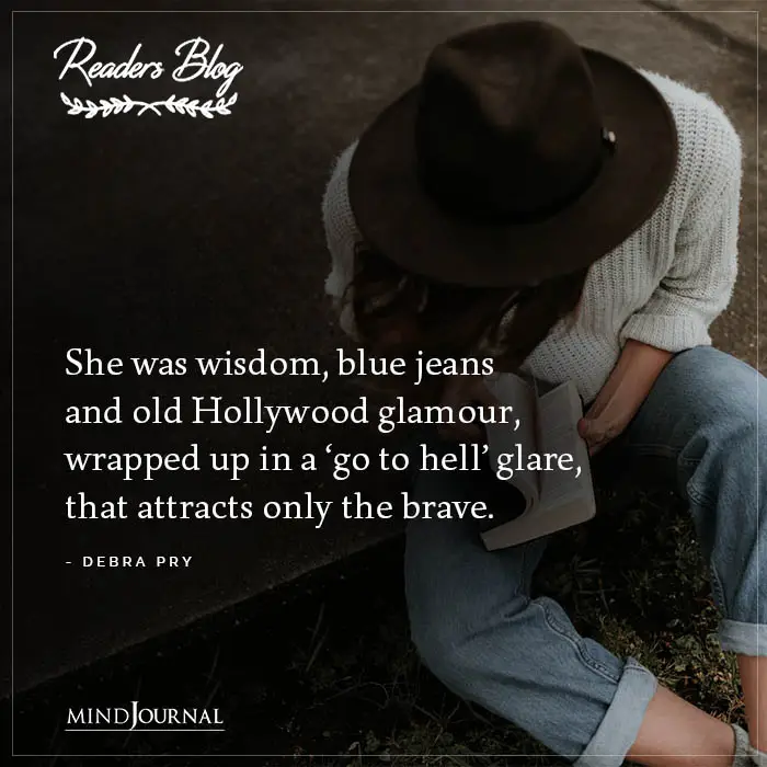 She Was Wisdom Blue Jeans And Old Hollywood Glamour