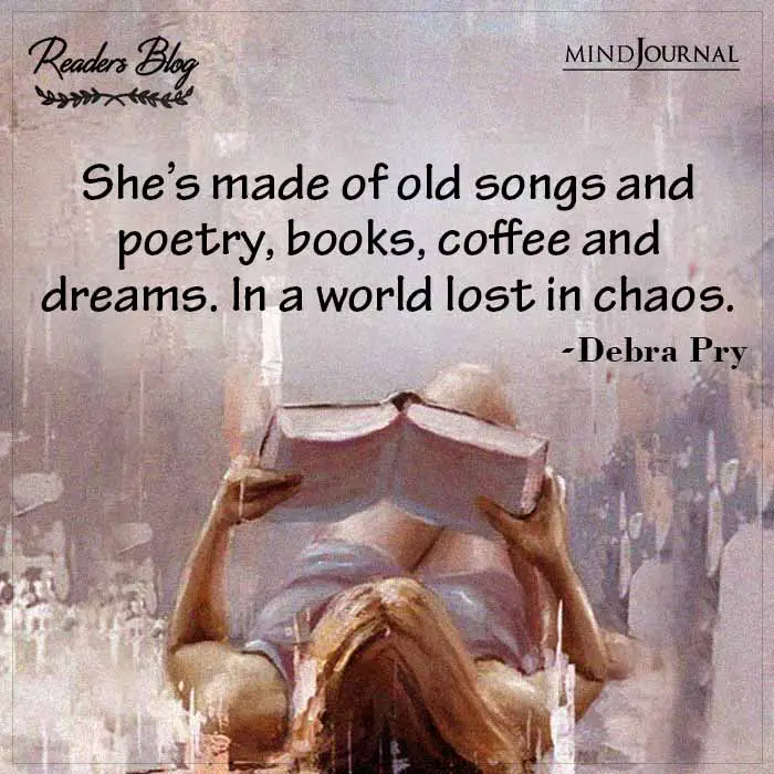 She’s Made Of Old Songs And Poetry