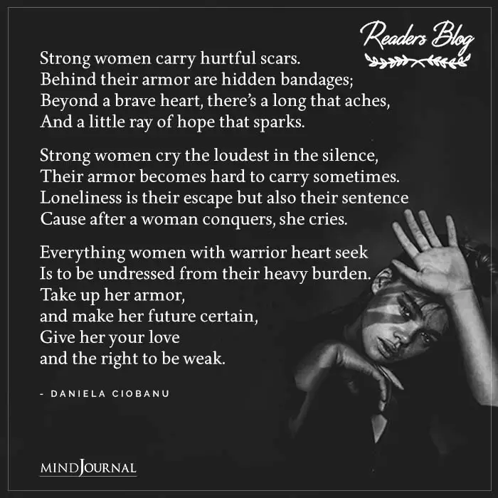 Strong Women Carry Hurtful Scars