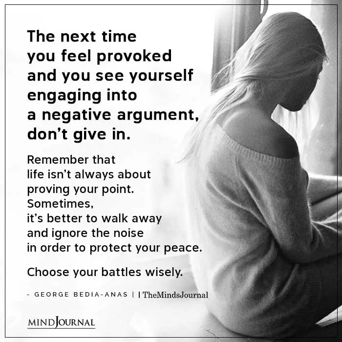 The Next Time You Feel Provoked