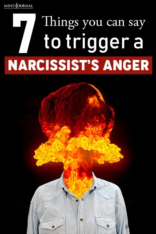 Things Say To Trigger Narcissists Anger pin