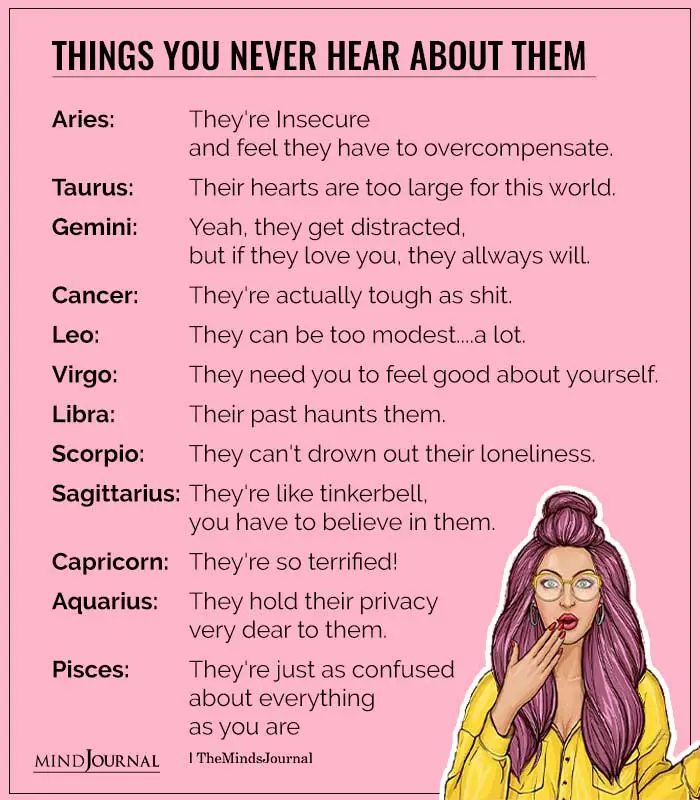 Things You Never Hear About The Zodiac Signs But Should