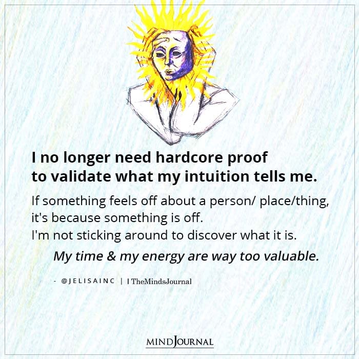 Validate What My Intuition Tells Me
