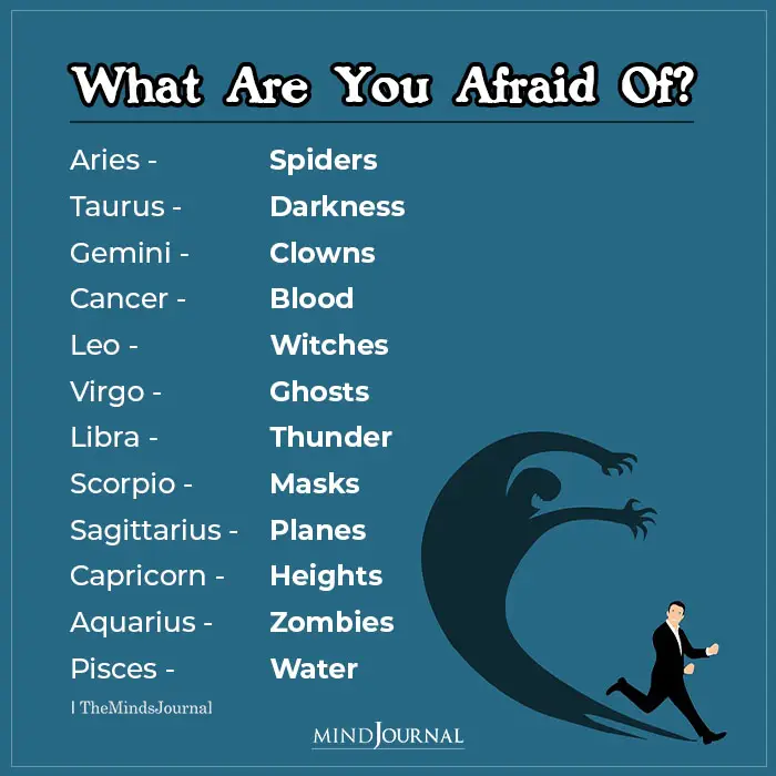 What Each Zodiac Sign Is Afraid Of