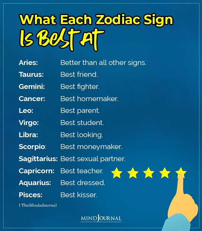 What Each Zodiac Sign Is Best At