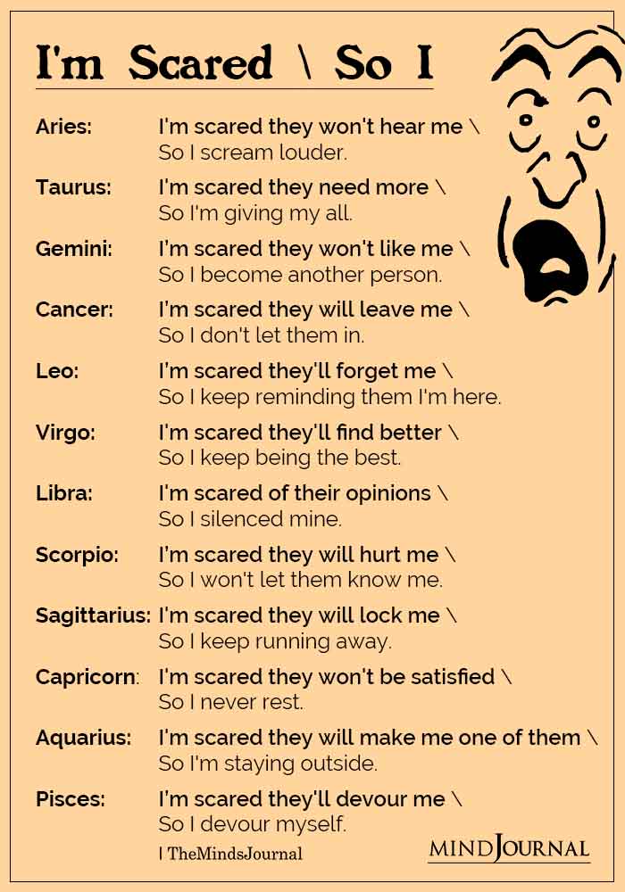 What Scares Each Zodiac Sign And How They React