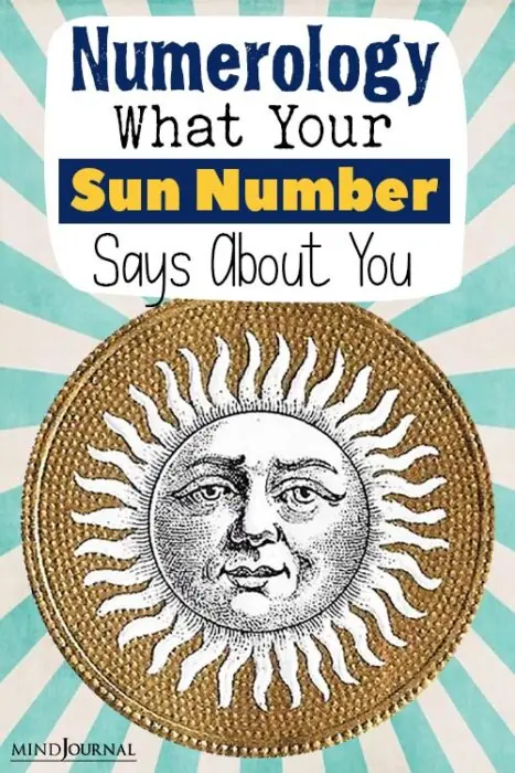 What Your Sun Number Says About You pin