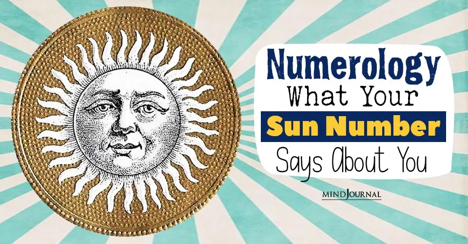 What Your Sun Number Says About You