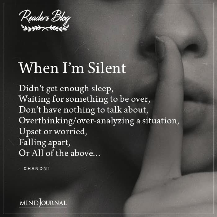 When Im Silent