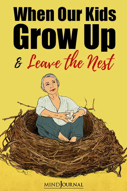 When Kids Grow Up Leave Nest pin