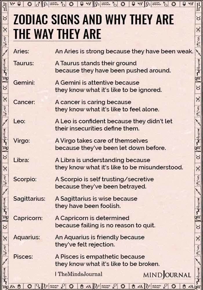 Zodiac Signs And Why They Are The Way They Are
