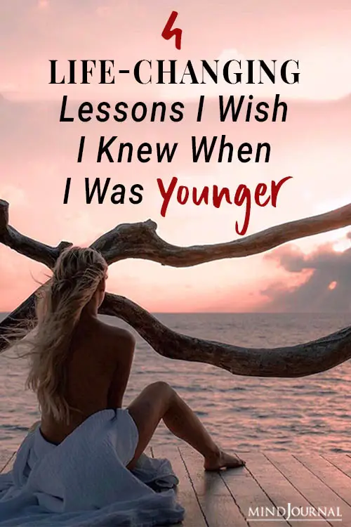 life changing lessons wish when younger pin