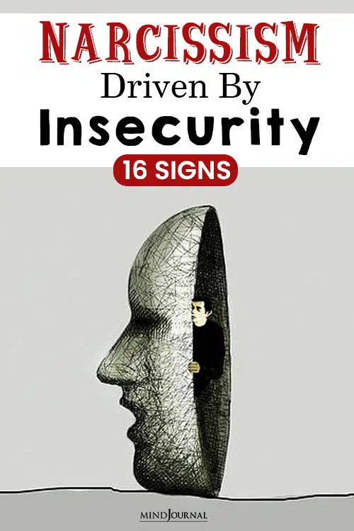 narcissism driven by insecurity pin