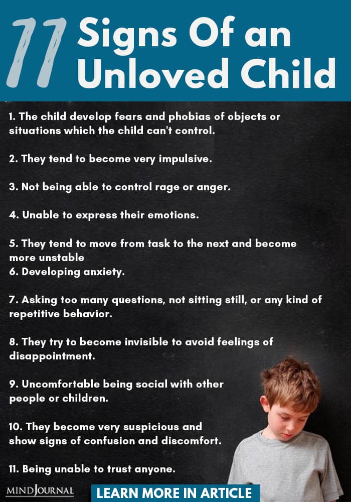 signs unloved child info