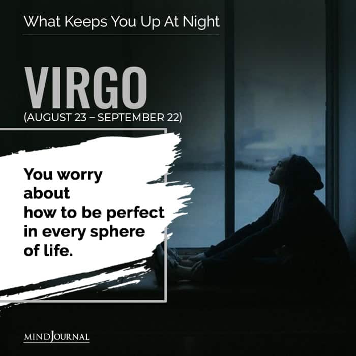 worry about perfect every sphere of life virgo