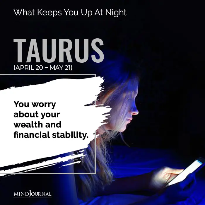 worry about your wealth financial stability taurus