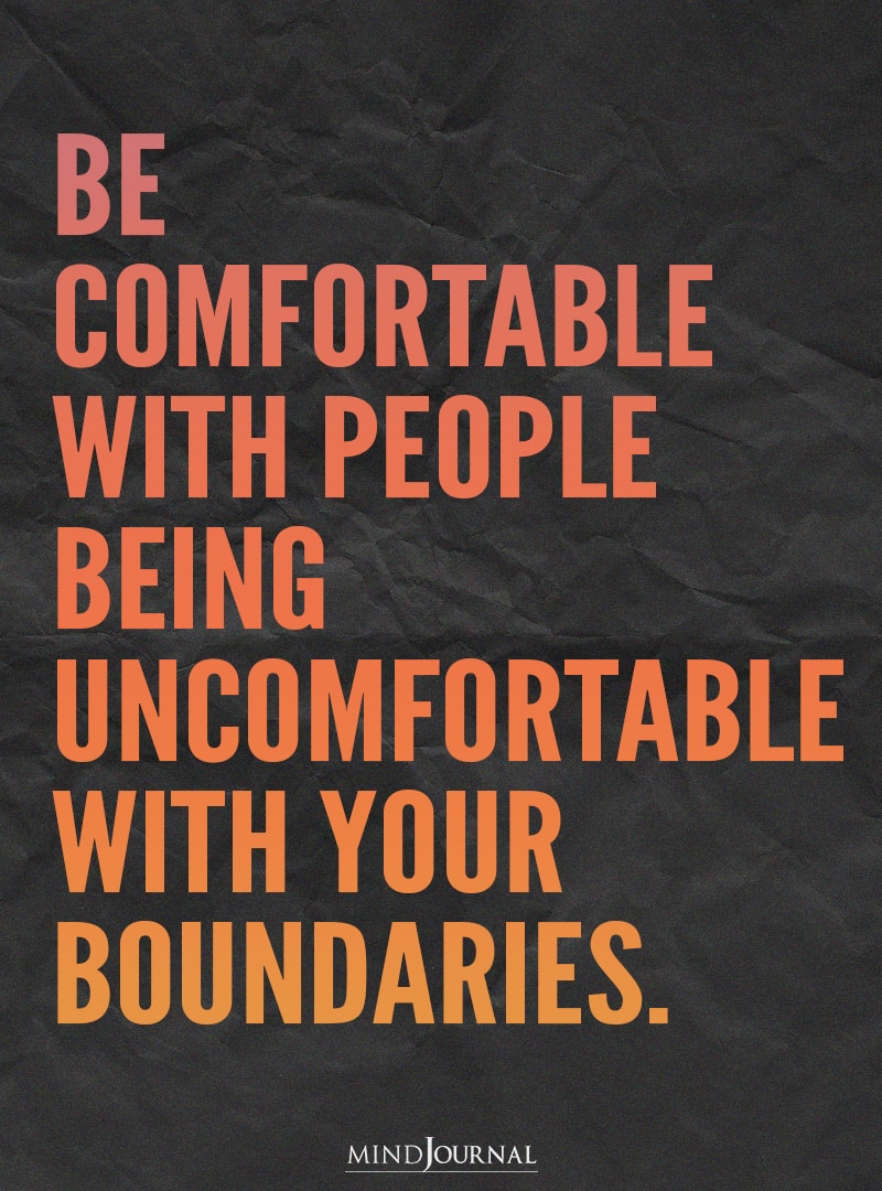 Be comfortable with people.