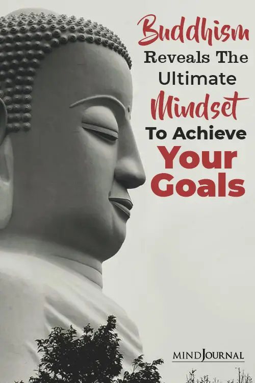 Buddhism Reveals Ultimate Mindset Achieve Goals Pin