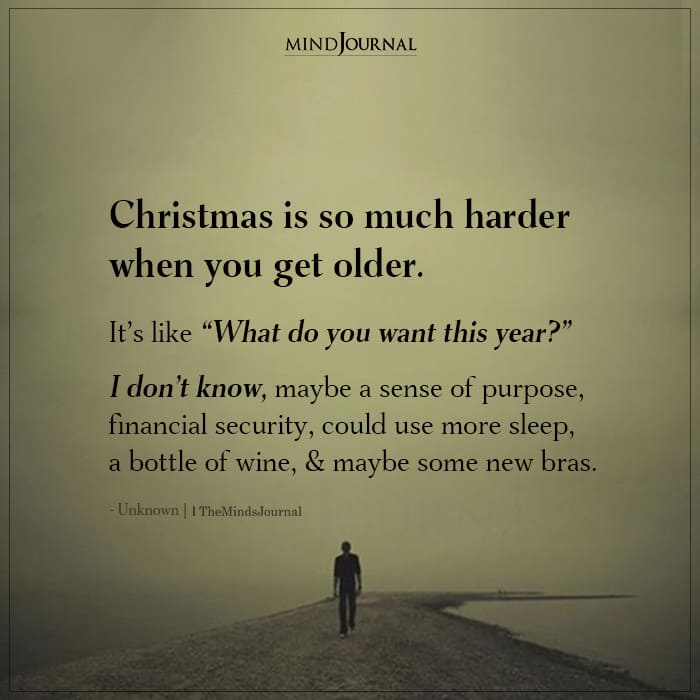 Christmas Is So Much Harder When You Get Older