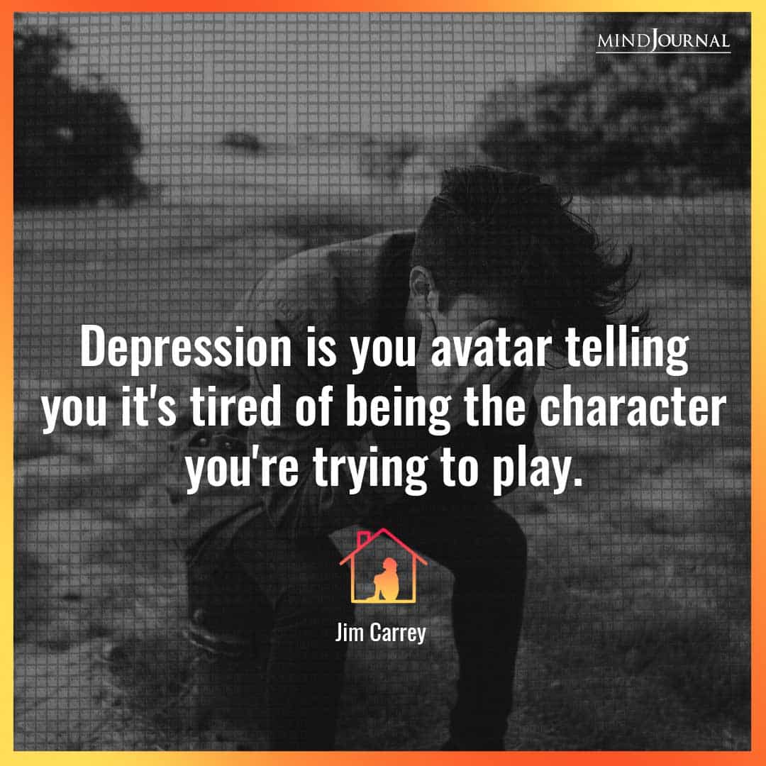 Depression is you avatar