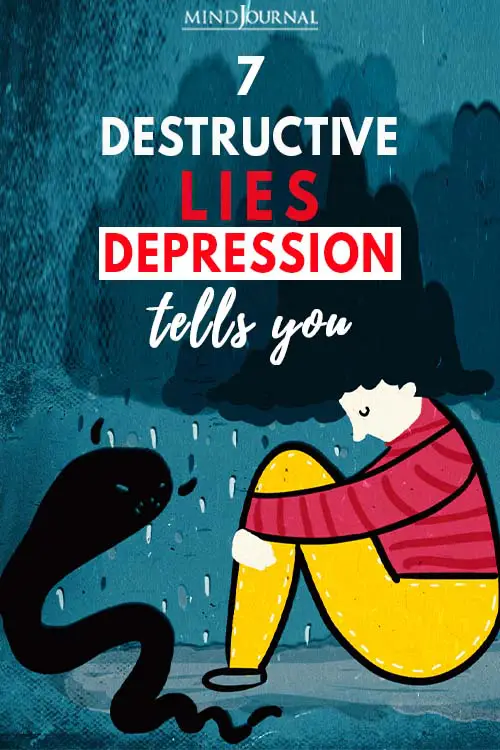 Destructive Lies Depression Tells You pin